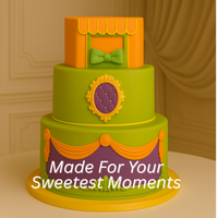 Multipack of Yellow, Orange, Pea Green and Purple Sugarpaste 27