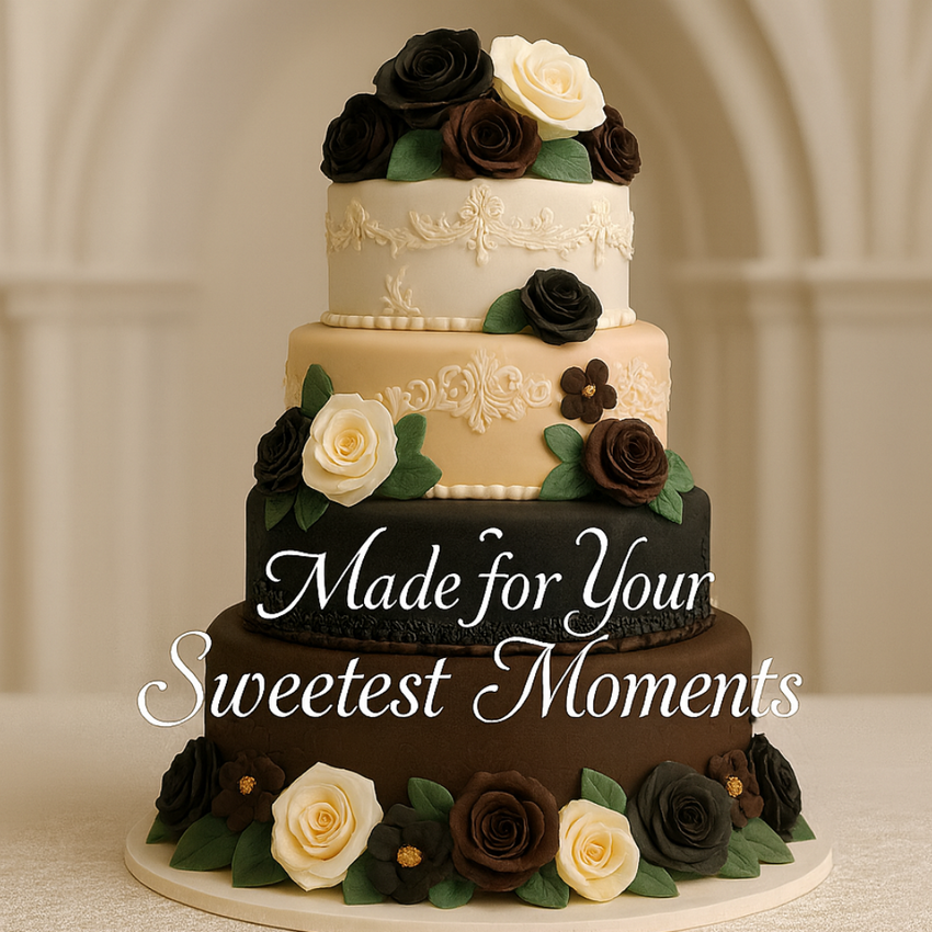 Multipack of Black, White, Skin and Brown Sugarpaste 04