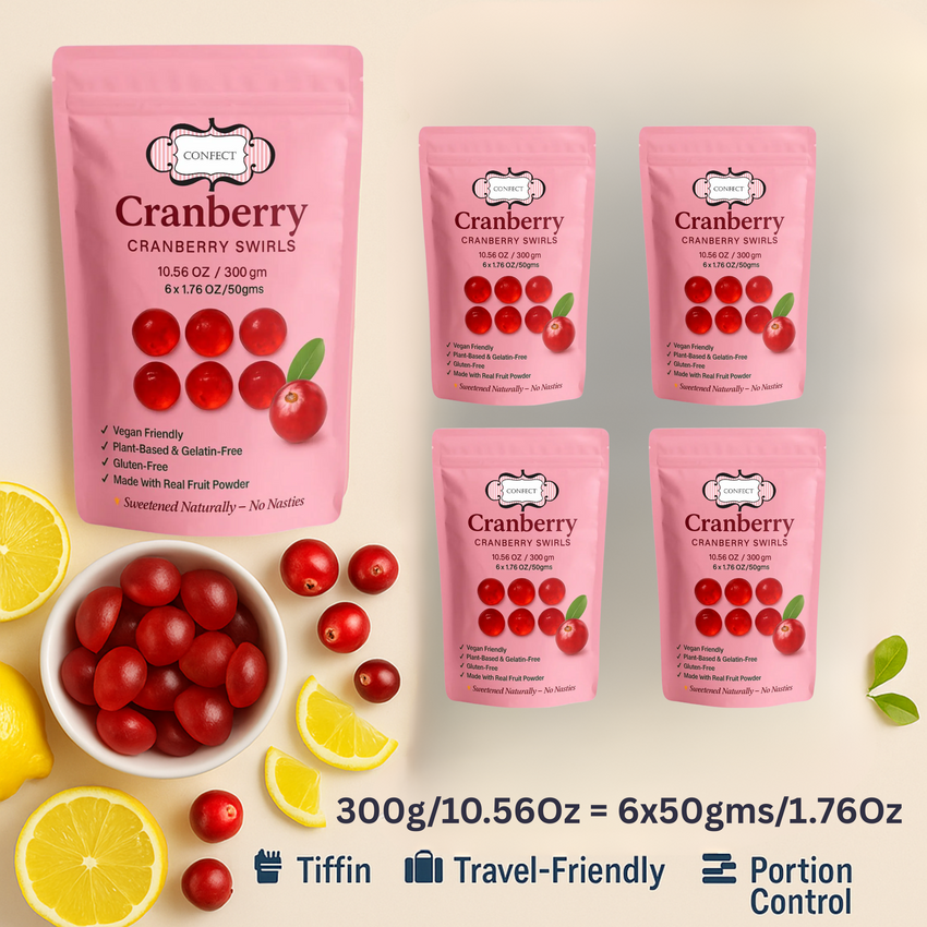 Cranberry Swirls Gummies