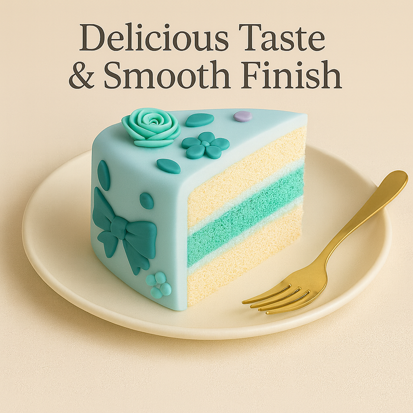 Multipack of Baby Blue, Electric Blue, Ivory and Teal Sugarpaste 11