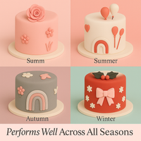 Multipack of Blush Pink, White, Red and Black 28