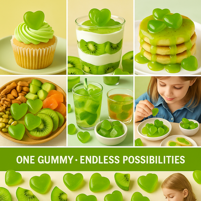Confect Kiwi Sunburst Chews Gummies