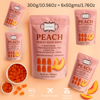 Peachy Sour Swirl Gummies