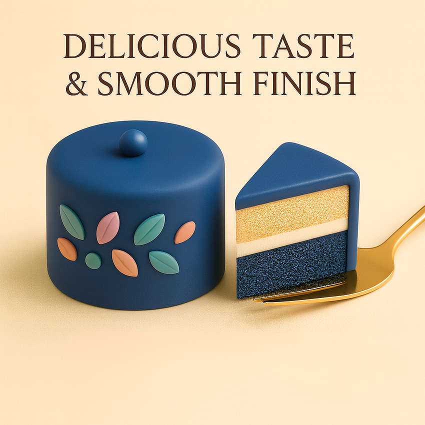 Multipack of Lavender, Navy Blue, Teal and Skin Sugarpaste 15