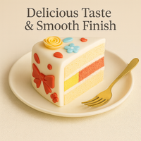 Multipack of Red, yellow, old rose and White Sugarpaste 12