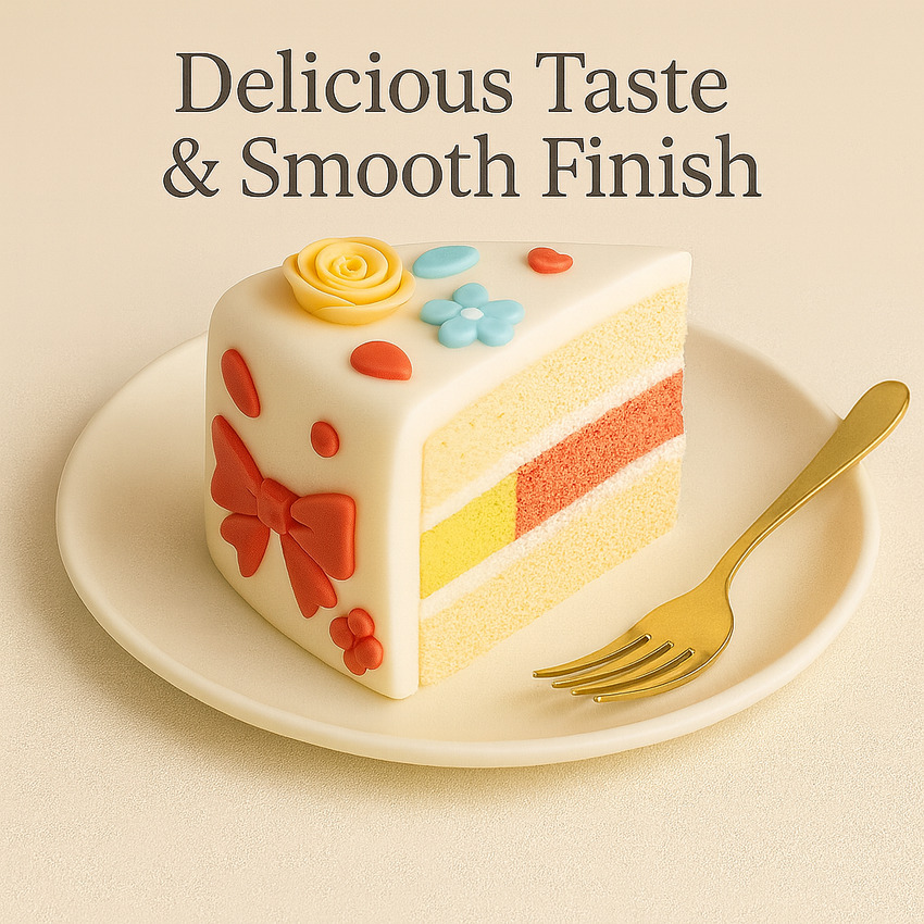 Multipack of Red, yellow, old rose and White Sugarpaste 12