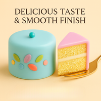 Multipack of Lavender, Electric Blue, Skin and Old Rose Sugarpaste 22