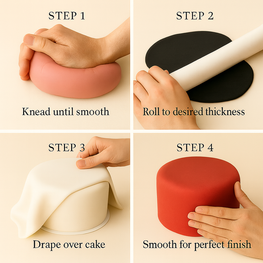 Multipack of Blush Pink, White, Red and Black 28