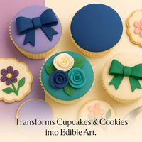 Multipack of Lavender, Navy Blue, Teal and Skin Sugarpaste 15