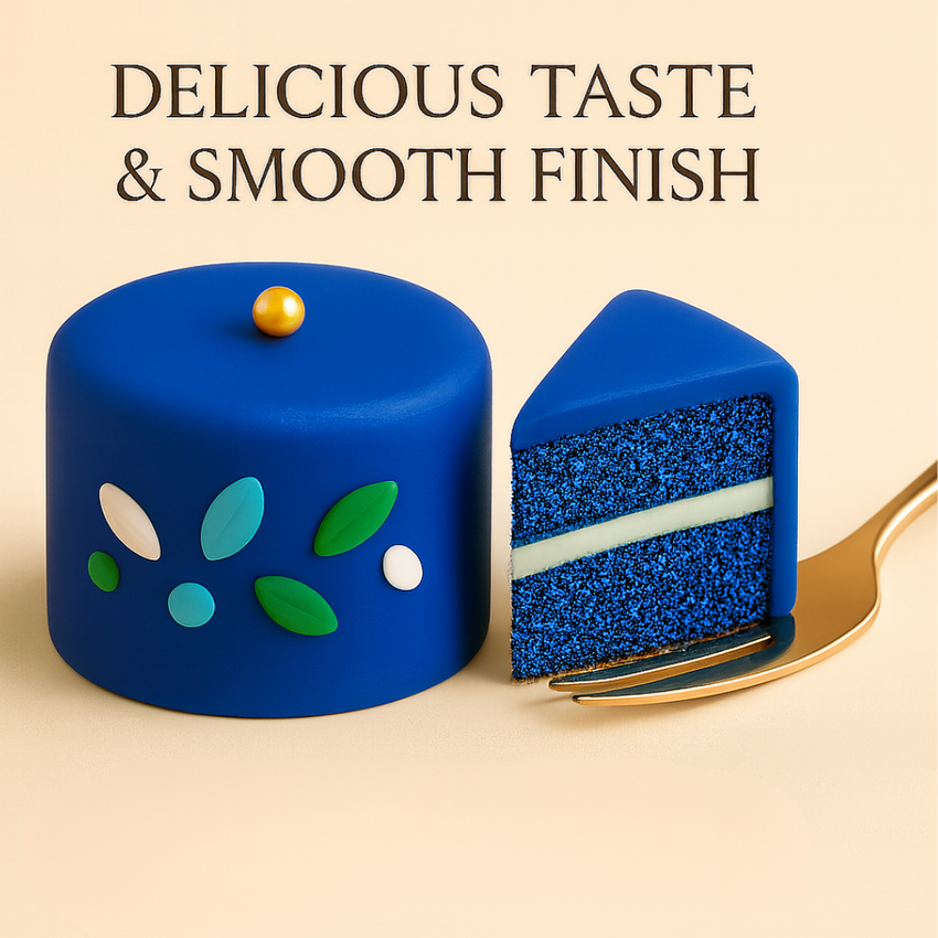 Multipack of White, Electric Blue, Emerald Green and Royal Blue Sugarpaste 23