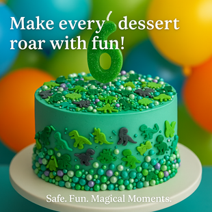 Dino Sprinkles for Decorations 10 | 120 Gm