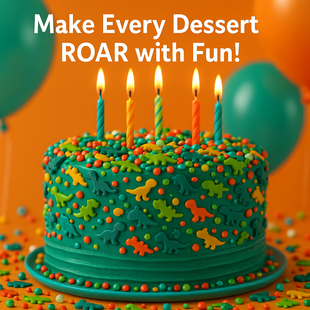 Dino Sprinkles for Decorations 12 | 120 Gm