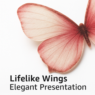 Pink | Pack of 56 Edible Wafer Paper Butterflies