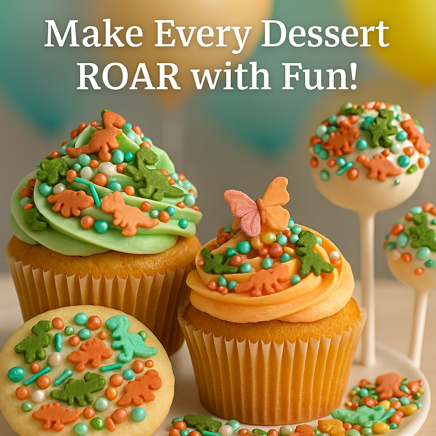 Dino Sprinkles for Decorations 12 | 120 Gm