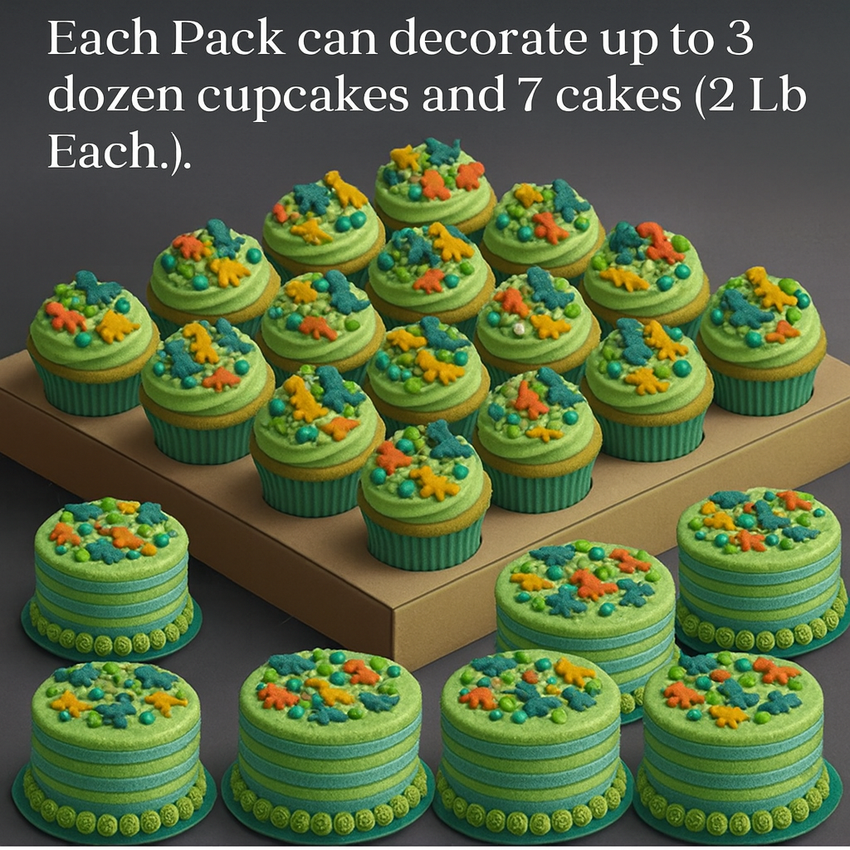 Dino Sprinkles for Decorations 12 | 120 Gm