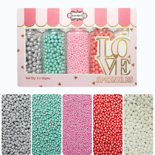 Mermaid Disco Balls Assorted Sprinkles (DB-08) - 100Gms