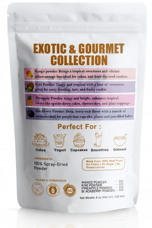 Exotic & Gourmet Collection | Fruit Powder Combo 100g