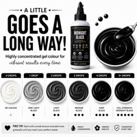 Midnight Black | Edible Gel Color 60ml