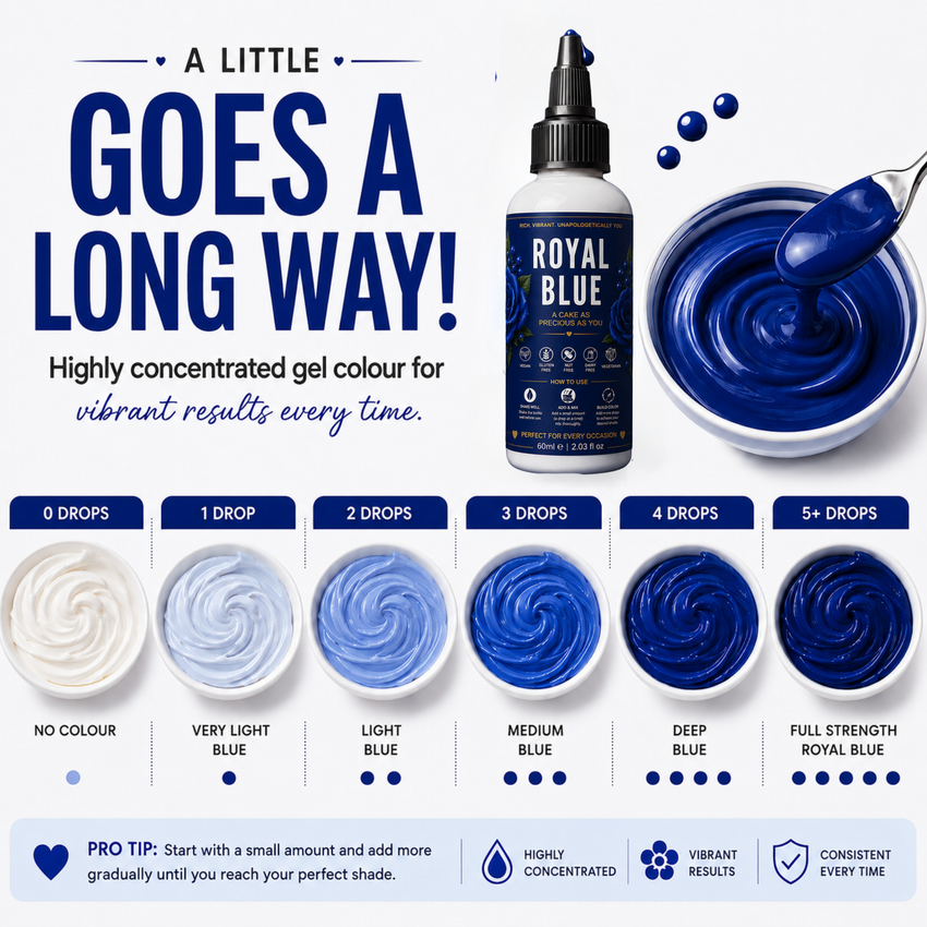 Royal Blue | Edible Gel Color 60ml