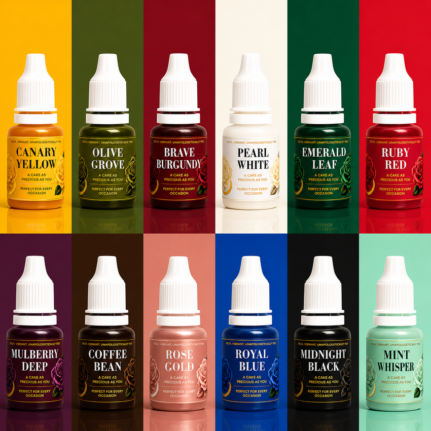 Christmas | Pack of 12 Edible Gel Color