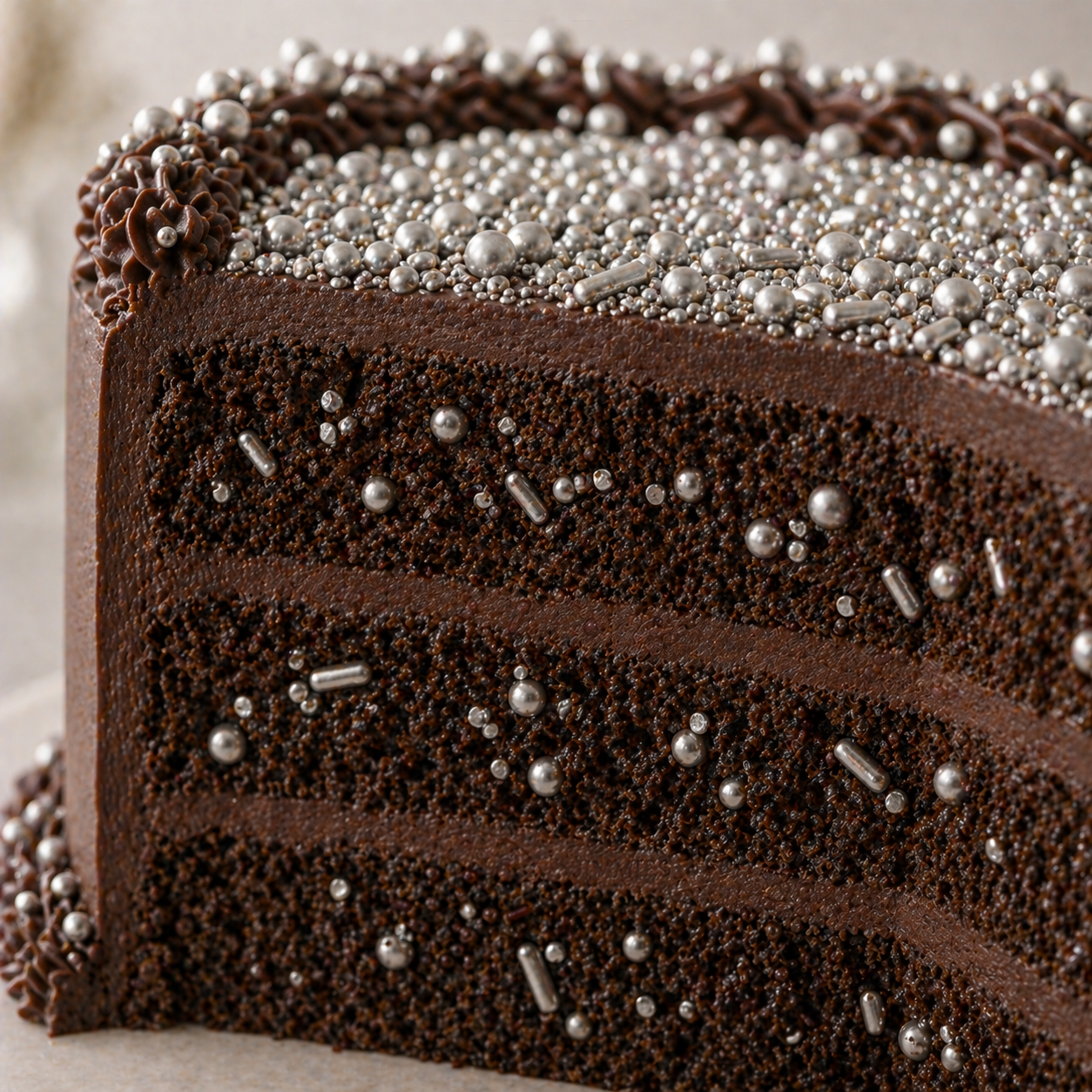 Sprinkles for Cakes & Cupcakes Decoration | USP-16(Silver)