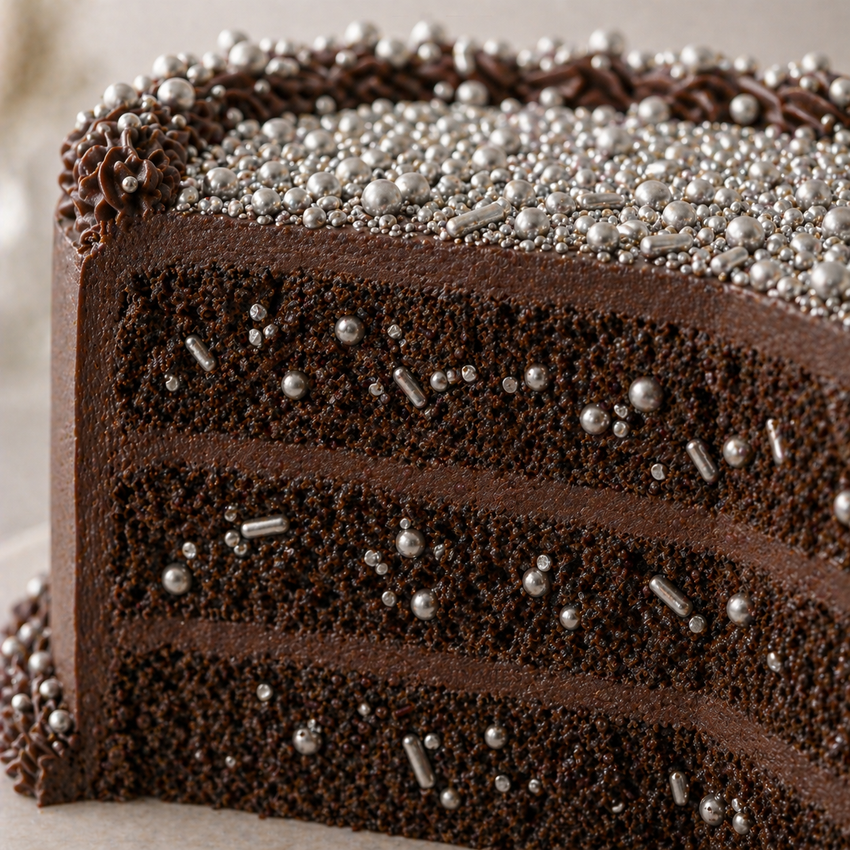 Sprinkles for Cakes & Cupcakes Decoration | USP-16(Silver)