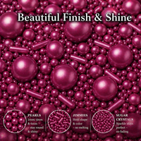 Sprinkles for Cakes & Cupcakes Decoration | USP-2(Mauve)