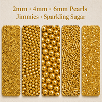 Sprinkles for Cakes & Cupcakes Decoration | USP-22(Gold)