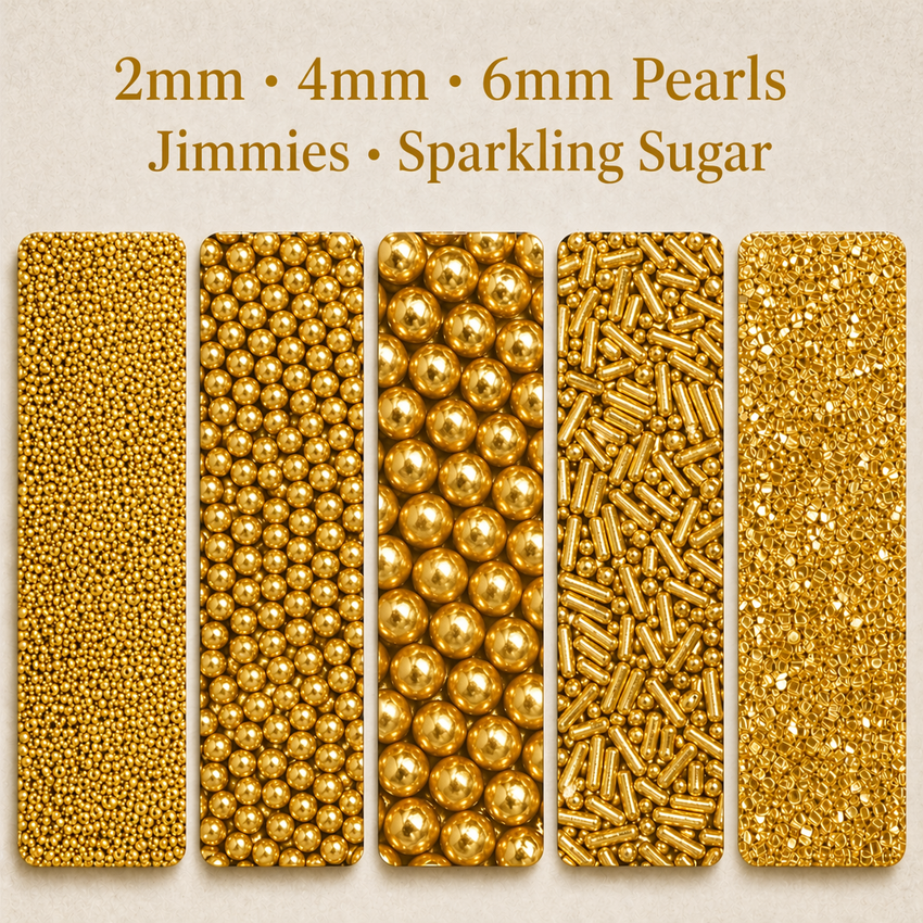 Sprinkles for Cakes & Cupcakes Decoration | USP-22(Gold)