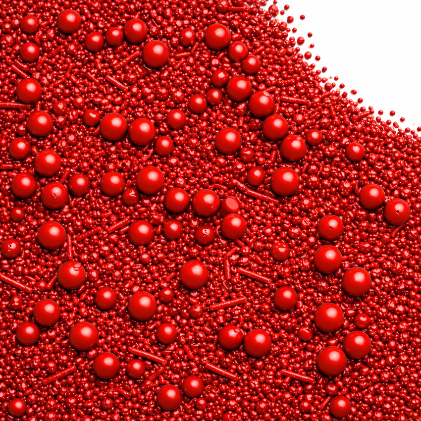 Ruby Red | Sprinkles Bottle for Decoration Bottle 120 g