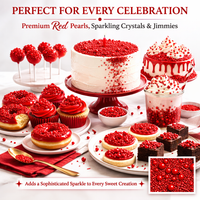 Ruby Red | Sprinkles Bottle for Decoration Bottle 120 g