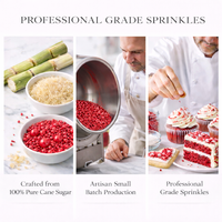 Ruby Red | Sprinkles Bottle for Decoration Bottle 120 g