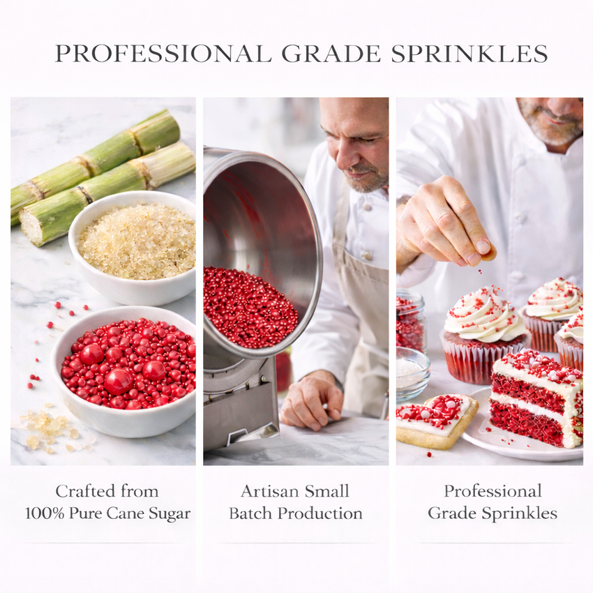 Ruby Red | Sprinkles Bottle for Decoration Bottle 120 g
