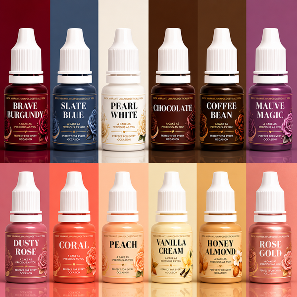 Skin & Nude | Pack of 12 Edible Gel Color