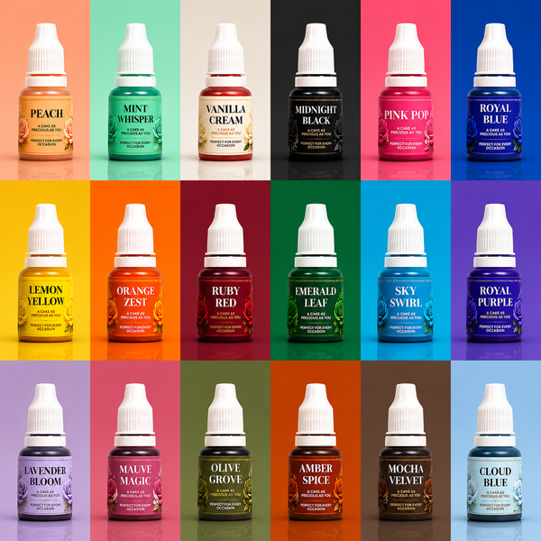 Complete Set | Pack of 18 Edible Gel Color