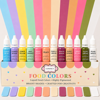 Pastel Elegance | Pack of 12 Edible Liquid Color