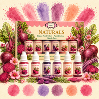 Floral Bloom | Pack of 6 Edible Natural Color