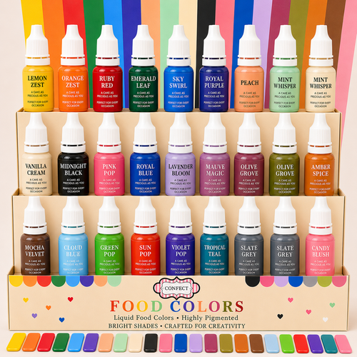 Master Artist | Pack of 24 Edible Liquid Color