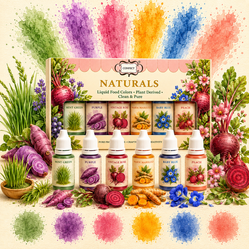 Macron Pastel | Pack of 6 Edible Natural Color
