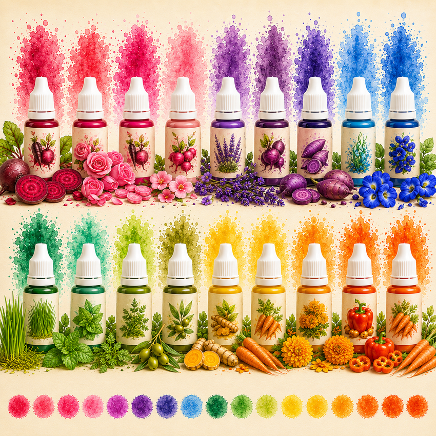 Complete Natural Master | Pack of 18 Edible Natural Color