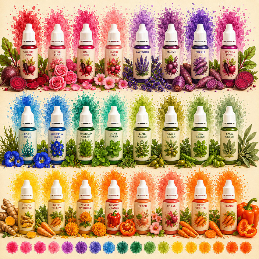 The Ultimate | Pack of 24 Edible Natural Color