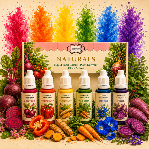 Natural Rainbow | Pack of 6 Edible Natural Color