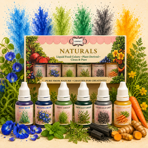 Ocean Breeze Set | Pack of 6 Edible Natural Color