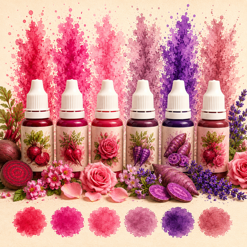 Berry Fusion Set | Pack of 6 Edible Natural Color