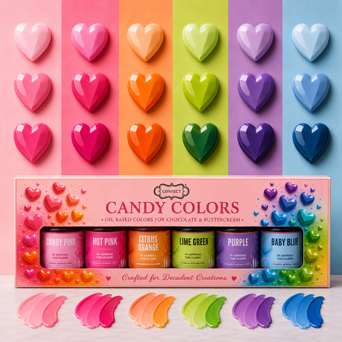 Candy Brights | Pack of 6 Edible Candy Color
