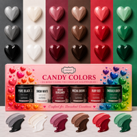 Chocolate & Ganache | Pack of 6 Edible Candy Color