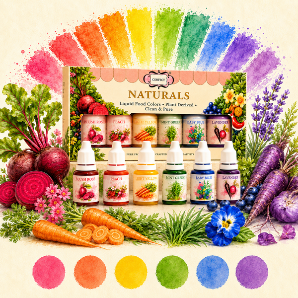 Soft Pastel | Pack of 6 Edible Natural Color