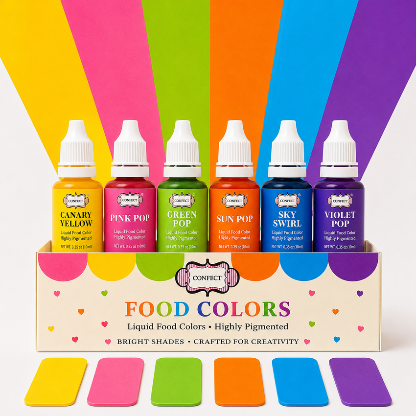 Party Brights | Pack of 6 Edible Water Color