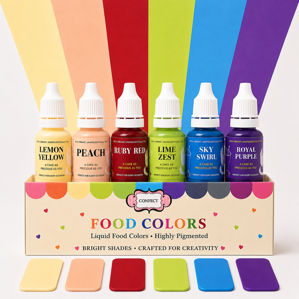 Festive Core | Pack of 6 Edible Liquid Color