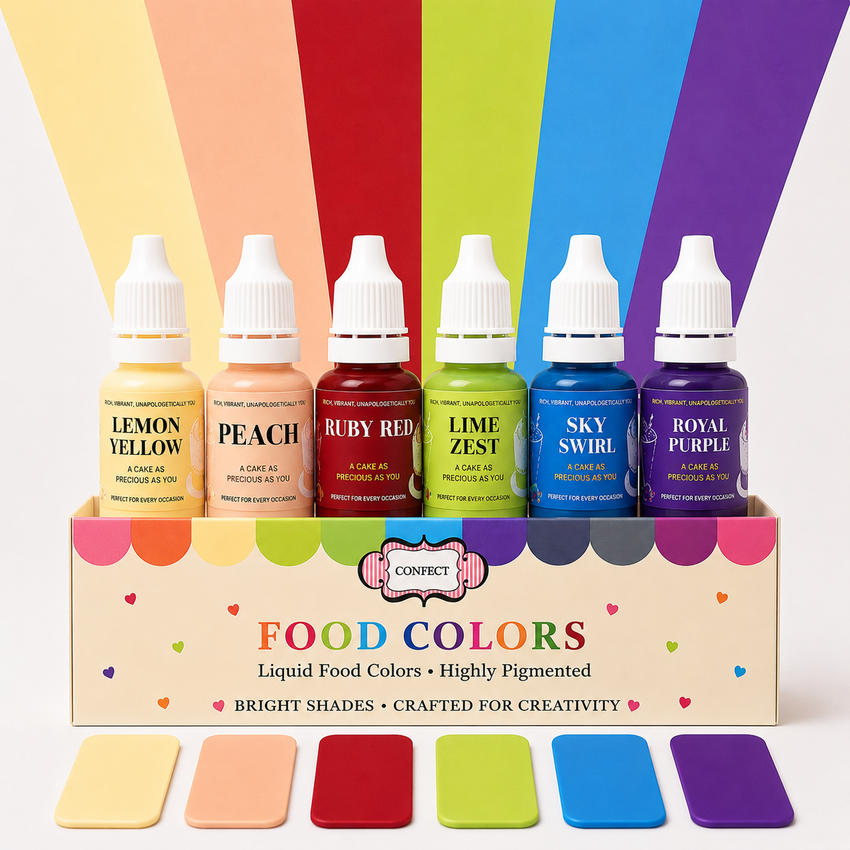 Festive Core | Pack of 6 Edible Liquid Color
